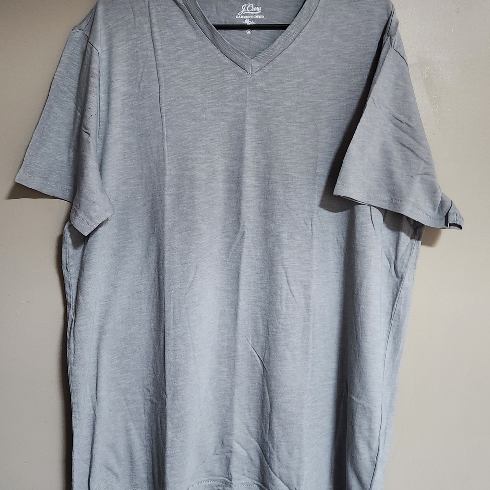 Gray V-Neck T-Shirt